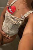This swimsuit is super sexy. I'm not well endowed in the bust area but it makes me feel so darn sexy. I bought it to wear on our honeymoon so when I actually wear it on the beach and figure out the straps I can give another review. But as it stands right now I love it!!!! - Trika H.