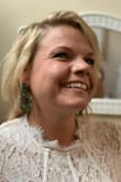 I am obsessed with all things green. These earrings were the perfect way to add some flair and color to my wedding day! - Amy S.