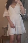 Dress is beautiful and fit so well! Really pretty and nice material. Fit for a hangout with your girls, date, or picnic. - Winnie Y.