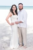 I was looking for a simple, yet elegant wedding dress. I was pleasantly surprised at the quality and thrilled it fit perfectly. - Ileanna D.