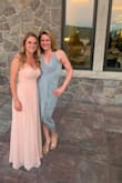 Very flattering and form fitting. It was the perfect dress for an evening summer wedding! Love the sage green color. - Kathryn K.