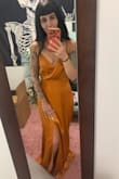 I absolutely love this color and love the way it fits! I ordered an xs. I will only have to hem the bottom a bit! but other than that great purchase! - Shawna H.