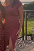 Loved this dress! So elegant and fun at the same time. The color is a little more dull than the photo& but still very flattering! - Katherine D.