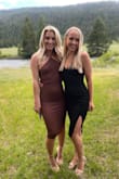 Wore this to a rehearsal dinner and got so many compliments! Classy and flattering. Only comment is the liner underneath rides up some. - Molly H.