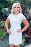 This is one of my favorite dresses I have gotten from Lulus! I wore it for my bachelorette party and it is such a classy dress! I felt beautiful in it! - Kaitlin N.