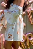 I got this for my May bridal shower, since I didn't want to wear just plain white. It fit perfect and was so comfortable. I love that it has sleeves without keeping me too warm. It was in the 70's and sunny and I had no issues in this dress, very breathable! - Gabby S.