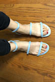 I ordered these for a wedding, they're so beautiful!! A true baby blue, super soft and comfy. 100% wearing them after the wedding! - Lily B.