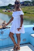 This dress is very pretty.! I love this dress. I wore it to cruise with friends I received a lot of compliments. Material is good quality, fit was perfect. - AGNES M.