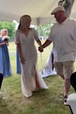 What a Beautiful dress! It fits like a glove and I felt so Beautiful in it. I removed the belle sleeves and it was perfect. - Kris D.