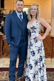 This dress was so pretty and looked great next to my boyfriends suit. It was super silky and felt great to wear and dance in all night. Only main complaint is that the under part of the top kept coming out. It was very annoying but was able to fix mostly with some boob tape. - Kristyn K.