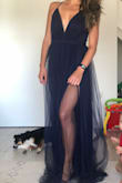 I wore this dress to my brother's wedding and received many compliments! I did have to make some adjustments though to get it just right. It was a tad too long so I got it hemmed. Also, the leg slits are super high up so had to sew those to be mid-thigh high. The adjustable straps are great but I would suggest wearing double-sided fashion tape for the top! I love this dress and will be wearing it to my next fancy affair! - Nilly M.