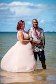 I wore this as a beach wedding dress. It was beautiful and the photographer loved it for the flow. - Trisha M.