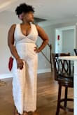 Everyone loved this jumper. I love that you can make it work for any occasion. I took a risk buying the medium because it was the only size left but this fit perfectly. I think a large would have been too big. Love love love this jumper. I want it in black. - Nyiko N.