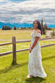This dress exceeded my expectations. True to size, flows well, I was afraid it was going to be too long but it was perfect, the heels I paired it with were even a smaller heel. - Breanna P.