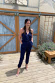 I wore this to officiate my brothers wedding and it was perfect. The material is soft and stretchy and super lightweight. Being tall, it was a little short in the legs but wasn't a problem, just had a little bit of a cropped look. With it being a lighter/softer fabric, you could easily dress it up or down depending on the occasion. I got so many compliments on it and would highly recommend! - Samantha D.