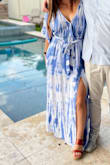 This dress is so regal and pretty! It does run slightly large. But beautiful on. - Ofelia D.