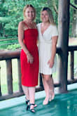 I ordered a few dresses from Lulus for a wedding and loved them all but ended up wearing this one and was not disappointed.  I was very comfortable the entire night and because of the lining I did not have to worry about wearing anything underneath.  Perfect fit! - Casey P.