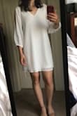 Runs a little big, but because of the style of the dress it worked. Both comfortable and pretty. - Megan K.