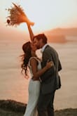 I wore this dress for my elopement in Santorini Greece. This dress doesn't have much detail per say but it fits perfectly! Plus, it was easy to travel with! - Danielle S.