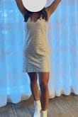 Wore this for my bachelorette party and got so many compliments. It was very comfortable too. I loved the open back. The only thing I would say is that the neckline was a bit low for my liking and it was a bit long so I had a seamstress take the strap up a bit but it fixed the problem! - Sarah H.