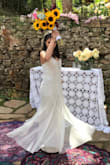 Couldn't be happier with this choice! I'm from Brazil and the dress arrived in just a few days through DHL (express mail). The fabric is really good and minor changes had to be made as the dress fit almost perfectly. - Marina P.