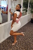 The dress fit me perfectly!! I wore it for my bridal shower this past weekend and everyone loved it!!! I felt so beautiful - Chaquana E.