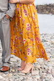 I wore these to a wedding and they were great! I even had to walk on rocks for some photos and the thick heel ensured I didn't twist an ankle. I recommend wearing them in before an event or your toes will hurt. I normally wear a 7.5, but I sized down on these to a 7. - Lydia L.
