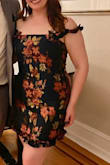 I loved this dress! I wore it for a friends wedding & got so many compliments! It's fitting, so I got a large (I usually wear a large) and it fit nicely! - Emily B.