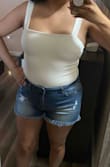 Love this shirt! The material is soft and not see thru at all. Completely comfortable and makes me feel sexy! - Aimee A.