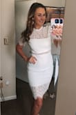 This is the prettiest, most perfect dress for anything bridal related. It was perfect quality and fit amazing. - Megan M.