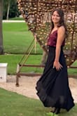 Love the way this skirt moves around you when you walk. It does run a little tight at the waist, but I am still pleased with the overall fit. - Lauren H.