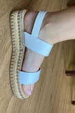 These are very cute sandals, dressy enough but can pair whatever with them. I got my normal size that I wear and they fit the length of my foot perfectly. The only "complaint" I have is that when you walk, the strap near the ankle pulls and feels funny. So far, the straps don't rub my feet and feel generally comfortable. I have sensitive feet and believe I could wear these for a night out with minimal pain, unlike many other sandals. - Allie F.