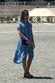 The perfect dress to tour Vatican City in July heat that still looks cute and follows the strict dress code. Highly recommend. - Elizabeth M.