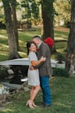 Even more beautiful in person. Fits true to size. Perfect dress for my 2nd (forever) marriage. Will not disappoint. - Kimberly S.