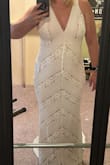 I fell in love with this dress online, but, like many people, was weary of ordering a dress for such an important day off the internet. I gave in and ordered 4 dresses from Lulu's, hoping this would be my favorite. I saved it to try on last, and I'm so glad I did! I couldn't be happier!! I'm going to have to shorten the hem some, but that is really it. Very comfortable and easy to move/sit/breathe in. - Amber R.