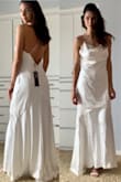 I wanted to love this dress but it slightly missed the mark. The fabric, back details, and trail were gorgeous! The straps were a little too long and the bust area was ill fitting. With some slight alterations it could have been perfect! - Lindsey V.