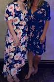 I had so many compliments on this dress at the wedding I attended! The wrap around feature of the dress had me adjusting my top and making sure my bra wasn't showing most of the night. It was still a comfortable dress and I was able to breathe easy, look great, and dance the night away!! :) - Tessa S.