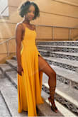 I wore this dress for my birthday celebration. I loved it and I got lots of compliments from complete strangers. However, it was a little loose in the bust area. I adjusted the straps (which helped tremendously), but I wish it had fit just a little more snug at the neck line. Everything else was great. - SyKnese F.