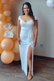 I got so many compliments about my dress at my bridal shower. I felt absolutely beautiful and it fit like a glove! Highly highly recommend for any bridal event - Vanesa S.