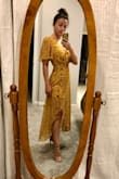 I absolutely love this dress. I haven't worn it anywhere yet but I definitely will! The fit is almost perfect (it's a little long in the torso but I'll find a way to make it work). So pretty! - Kimberly K.