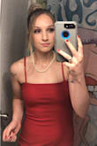 I wore this dress to a police banquet. I'm tall and more muscular so the back was a bit tight but luckily there is a clasp to keep the zipper from coming undone. My only issue is that the under layer gets bunched up with the rest of the dress. Overall comfortable and classy dress. The straps are adjustable as well. Everyone said I was best dressed! - Macy J.