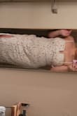 Love this dress!! Was worried about sizing but even flatters my short self! Straps are adjusted which was a nice surprise. Soft material. Can't wait to wear it for my bridal shower! - Christine V.