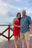 I ordered this dress in a size Large and it fits perfectly! I am size M but according to the previous reviews decide to go up on the size and it fits great.  I got so many compliments, and was so comfortable in this dress. Wore it for a guest rehearsal dinner at the beach. - Guisella T.