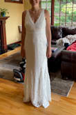 I love the fit and material of this dress! Cannot wait to wear it for my wedding. - Lauryn M.