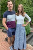 My new favorite skirt! It's perfectly snug at the waist to create a defined line and it's light and airy and comfortable. Got tons of compliments at a recent family party. - Ashley R.