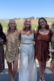 Wore this for my bachelorette party weekend. We went wine tasting for the day and it was so sexy! Definitely makes you look skinny and holds in the right parts. I didn't have to wear a bra because of the way it holds everything in. Would definitely recommend. I bought a Large and it fit perfectly. I said runs a little small because typically I can order mediums but this large for me was perfect, but still looked amazing! - Janelle S.