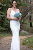 Beautiful simple dress, exactly the look I was going for! Fit perfectly, very flattering. - Carissa L.