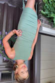 Fits very snug. Size up if you want a bit more room. Cute with flip flops or wedges - Shannon R.
