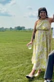 I was hesitant to purchase this dress after deep-diving into the reviews. I regularly dress in 60s/70s vintage but during covid gained 50 pounds and can no longer find authentic vintage pieces that fit. Bummer! I found this dress and it was the only thing that semi-hit what I was looking for. I was so hesitant but after weeks of searching decided to give it a shot. It arrived in 2 days, I tried it on and it was CUTE AF! Just like all the other reviews, too big. I don't think it's worth sizing down, but I did have it shortened and taken in. With a few modifications, I think you'll love it. I don't resent the dress at all for needing to be altered. They made a fantastic dress and with a few adjustments, I was getting compliments all night on my dress! Buy it! - Danielle H.