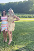 Such a cute dress! I wore it for a wedding recently, it was nice and flowy, perfect for a hot summer wedding!! I think if I would have gotten a smaller size it would have been too short. - Maggie G.